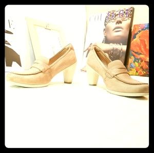 Ecco SculLeather heeled shoes